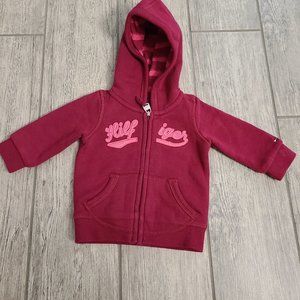 🏷 3/$15 5/$20 Tommy Hilfiger sweater w/hood red 3-6M